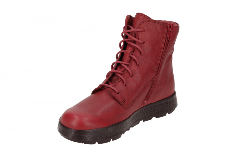 Think Comoda Stiefelette rot Glattleder 518