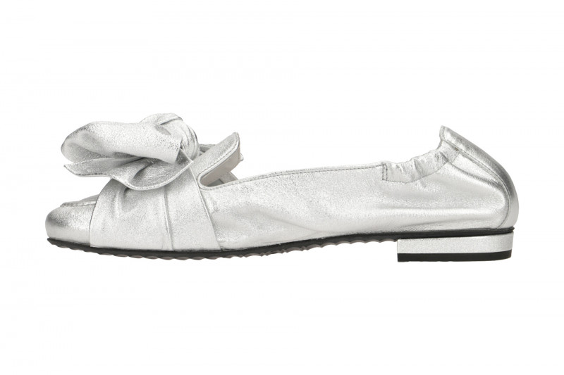K&S Malu Ballerinas silber metallic 10180