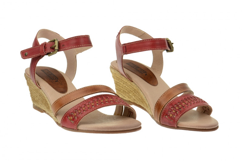 Pikolinos Keil Sandalette - Cullera sandia rot - 976-8111