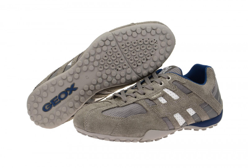 Geox Respira Snake K Sneakers in grau blau Herrenschuhe