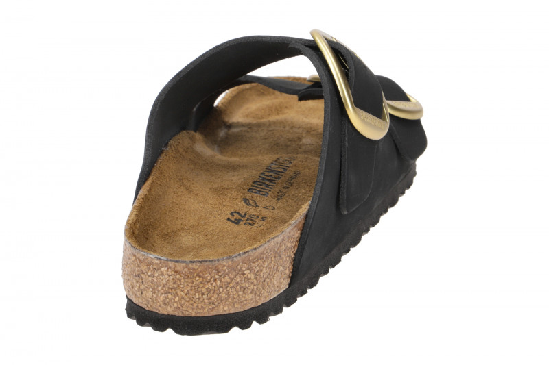 Birkenstock Arizona Big Buckle Pantolette schwarz Normal-Weit 1023239