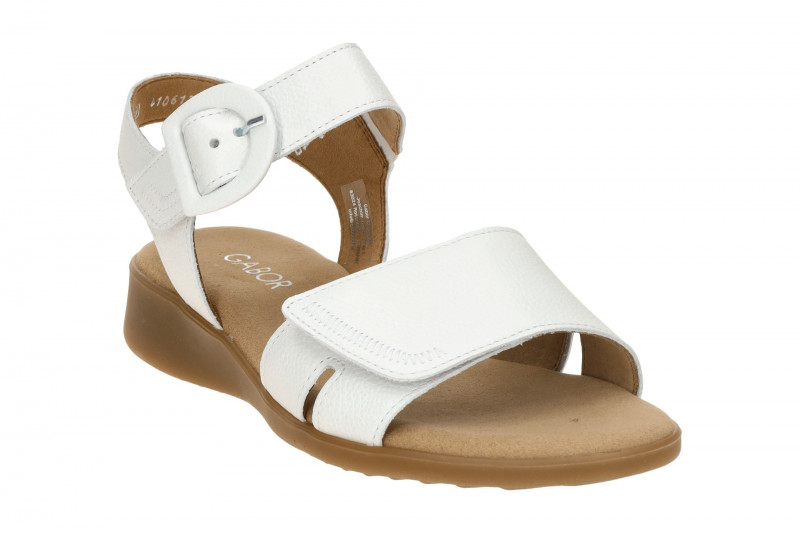 Gabor Sandale weiß Glattleder 82.802.50