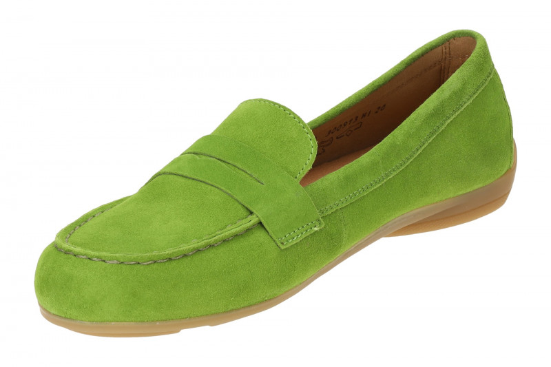 Gabor Schuhe Mokassin Slipper grün 44.200.11