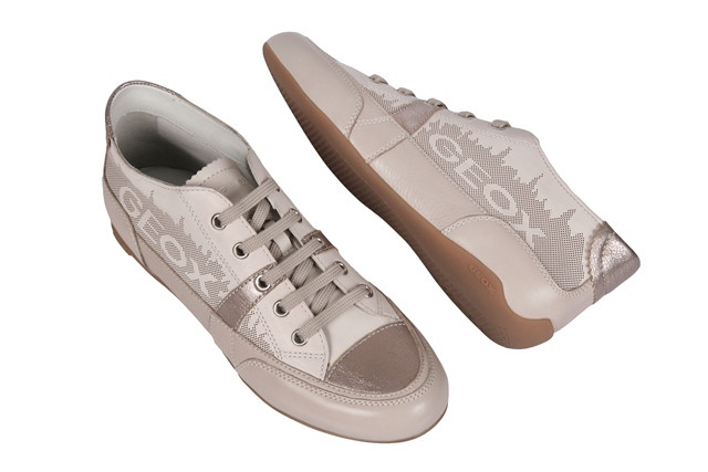 Geox Moena Schuhe beige weiß