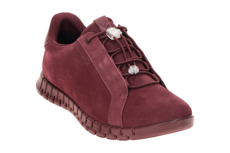 Ecco Gruuv Lite Slipper Schuhe rot Gummizug Waterproof 246333