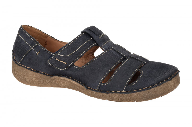 Josef Seibel Fergey 59 Schuhe Slipper blau Klett
