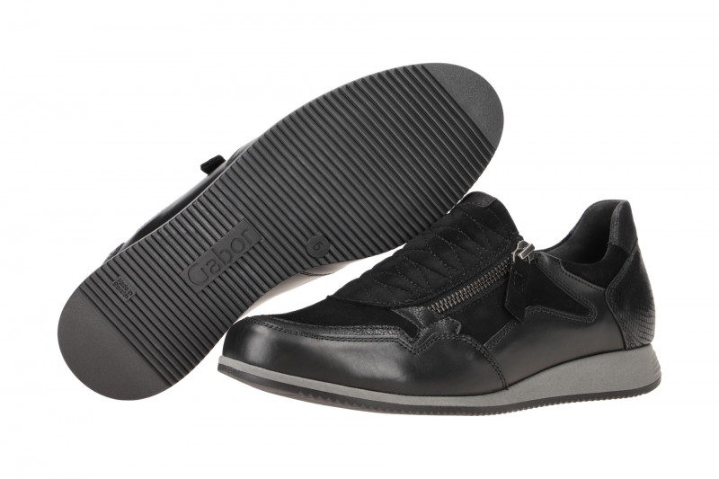 Gabor comfort Sneaker Schuhe schwarz G-Weite 36.408.47