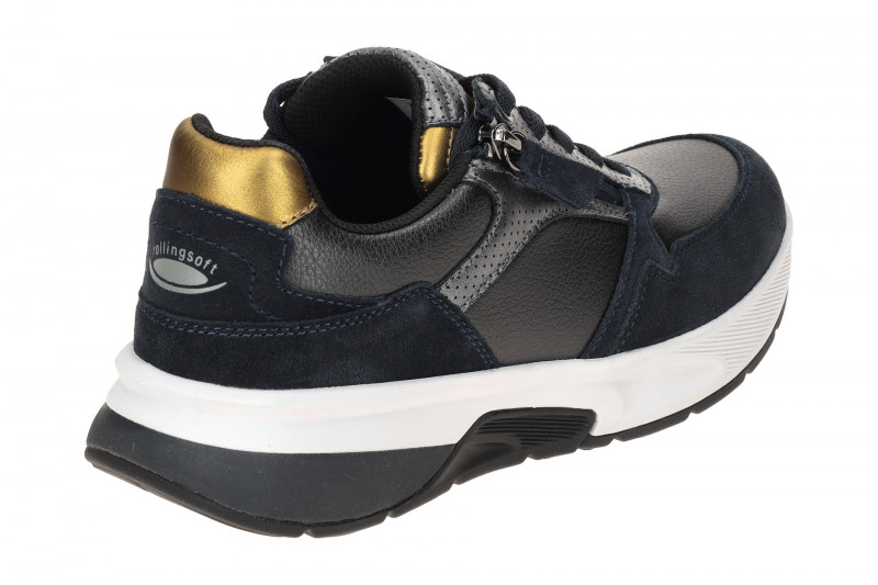 Gabor RollingSoft Schuhe blau grau RS-MOVE 76.847.46