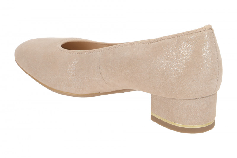 ARA Graz Pumps beige Glitzer 12-21838