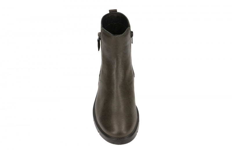 Ecco Bella Stiefelette dunkelgrün Glattleder