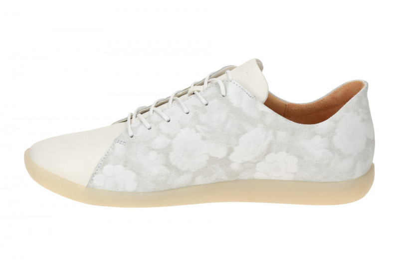 Think Nature Schuhe weiß Lack Blüten Damen 946