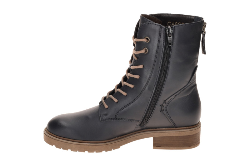 Gabor Stiefel Boots blau matt H-Weite 8010.02.006