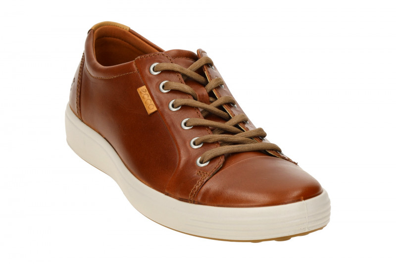 Ecco Soft 7 Schuhe braun cognac Herren