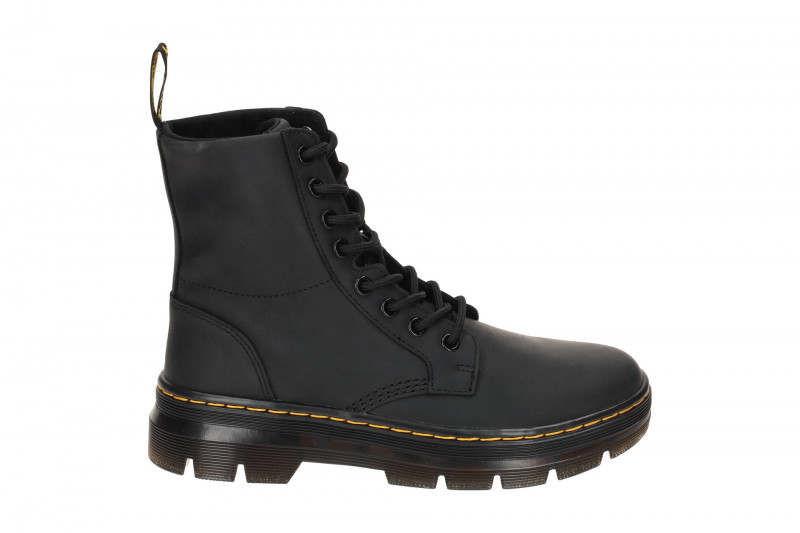 Dr. Martens Combs Leather Stiefel schwarz UNISEX 26007001