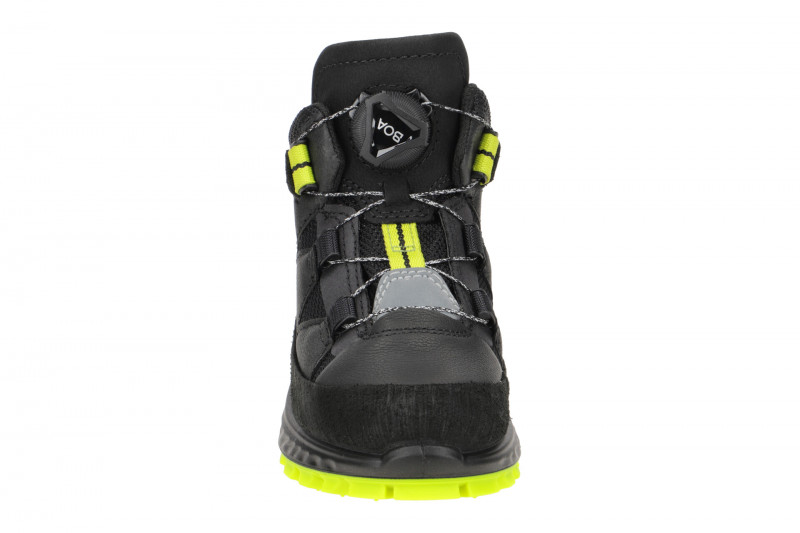 Ecco Exostrike Kinderstiefel schwarz Boa Verschluss Gore-Tex 761933