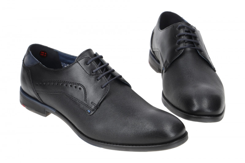 Lloyd Namir Business Schuhe schwarz perforiert 13-076-20