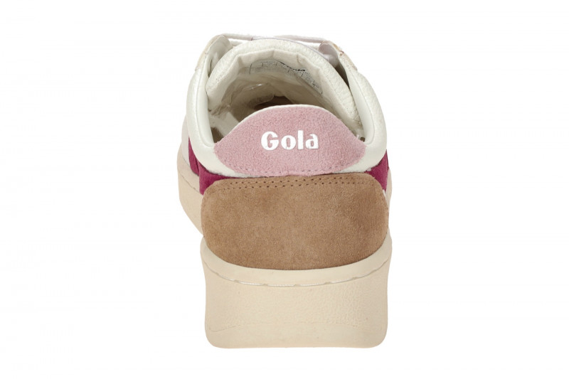 Gola Grandslam Trident Schuhe Sneakers weiß rot CLA415