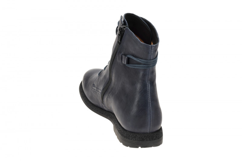 Think Rento Stiefel blau Glattleder 843