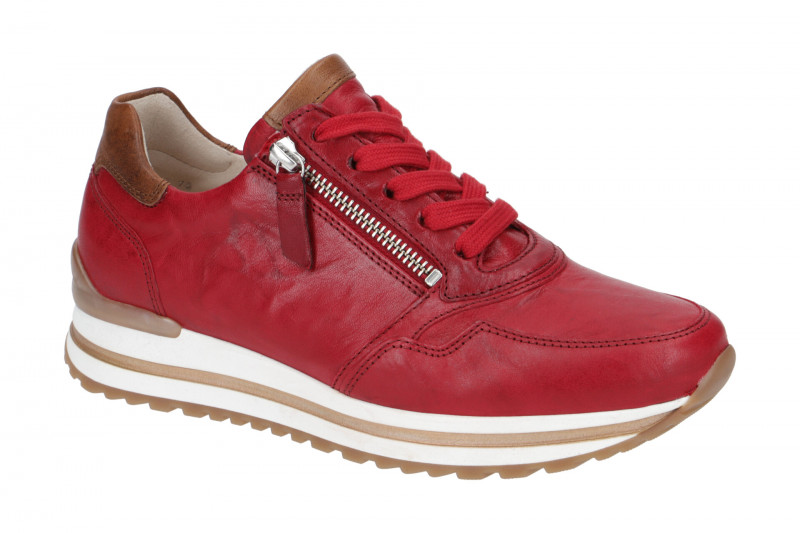 Gabor Sneaker Schuhe rot H-Weite 66.528.18
