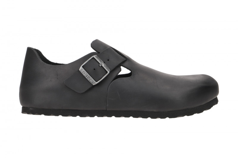 Birkenstock London BS Schuhe schwarz Schmal-Weit 166543