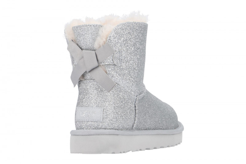 UGG Stiefel silber Mini Bailey Bow Sparkle