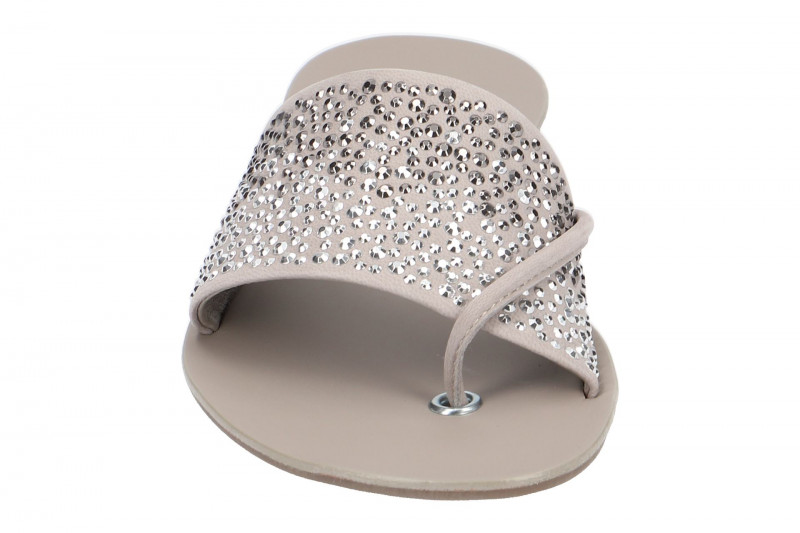 Paul Green Glamour Pantolette grau quarz 6049