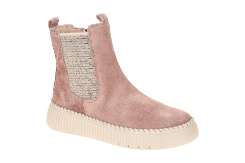 Gabor Stiefel rosa Velour Plateau Boots 8014.01.007
