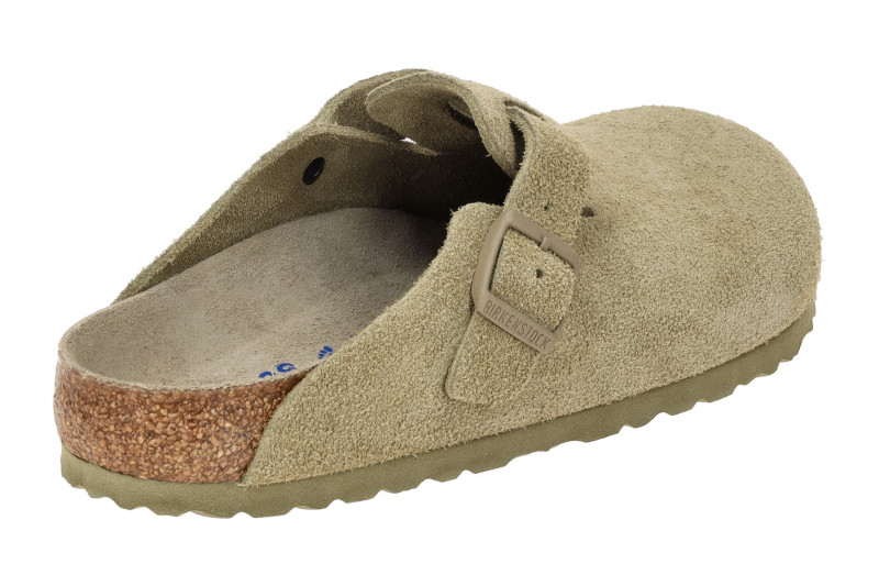 Birkenstock Boston Clogs Pantolette grün khaki Normal-Weit UNISEX 1019054