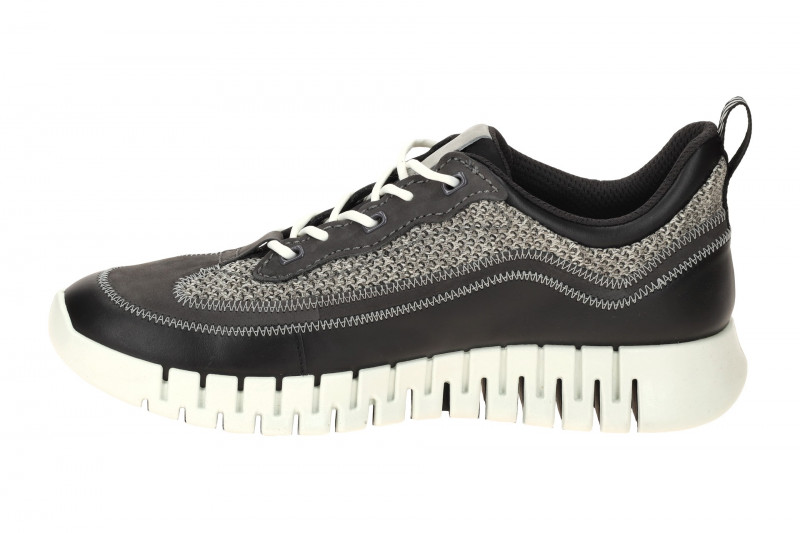 Ecco Gruuv Schuhe schwarz grau Sneakers 525294