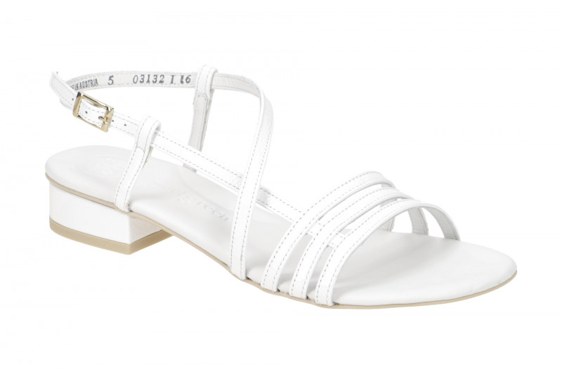 Paul Green Sandalette weiß Lack 7621