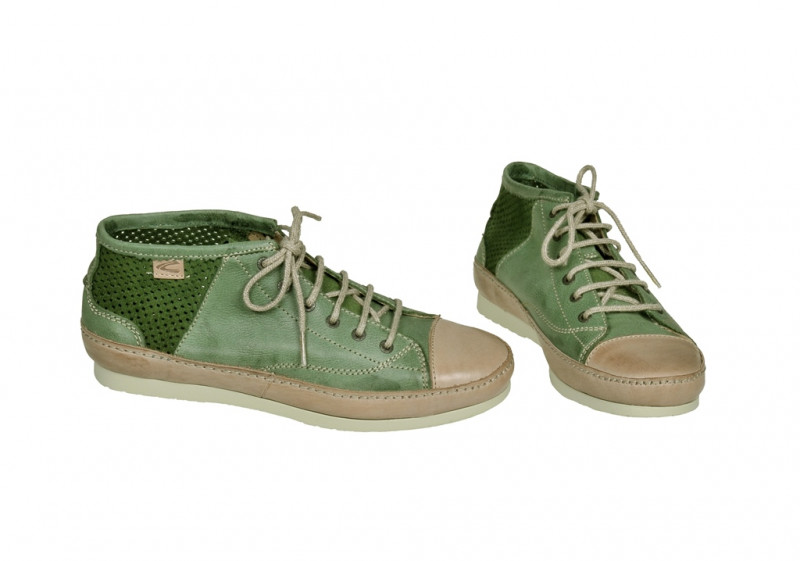 camel active Nassau Schuhe jungle grün beige - 805.71.03