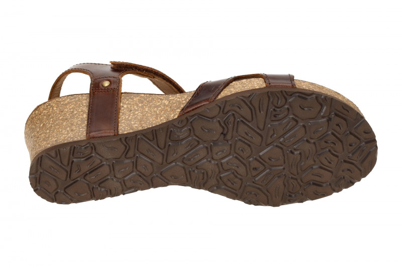 Panama Jack Julia Clay B1 Keil Sandale braun Glattleder