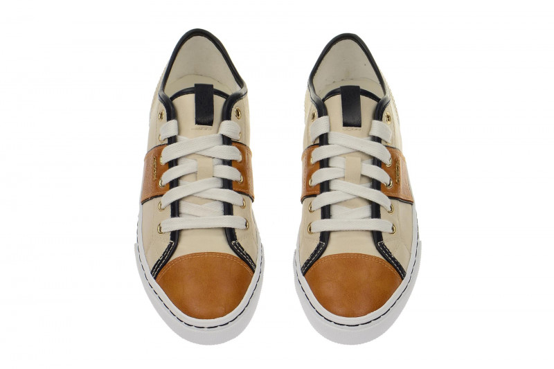 Geox New Club Schuhe braun grau D5258A