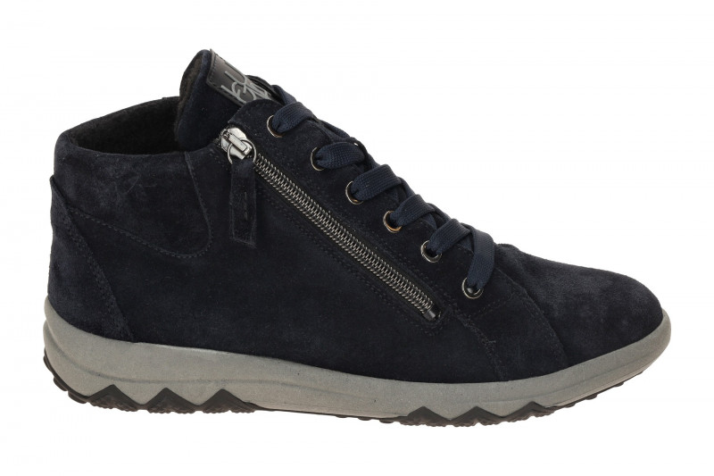 Waldläufer Teresa Stiefelette blau H-Weite dünn gefüttert 961801