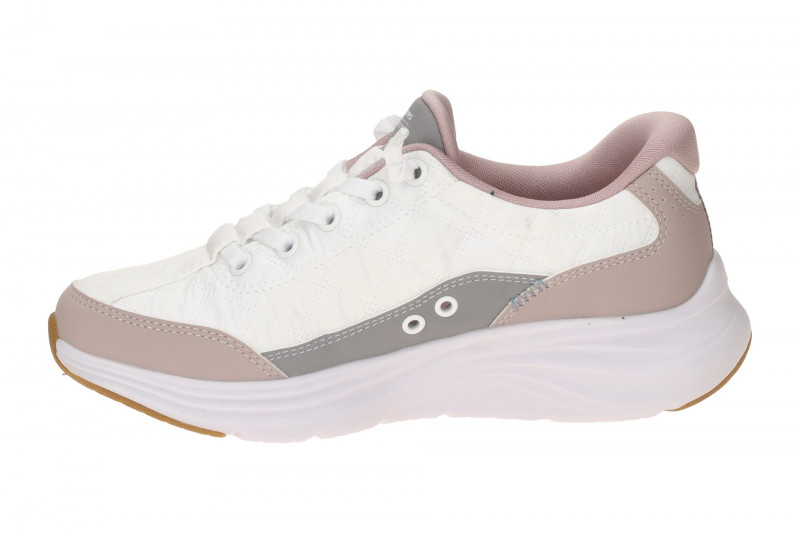 Skechers Contour Foam Schuhe weiß rosa Kinder Slip-Ins Sneaker