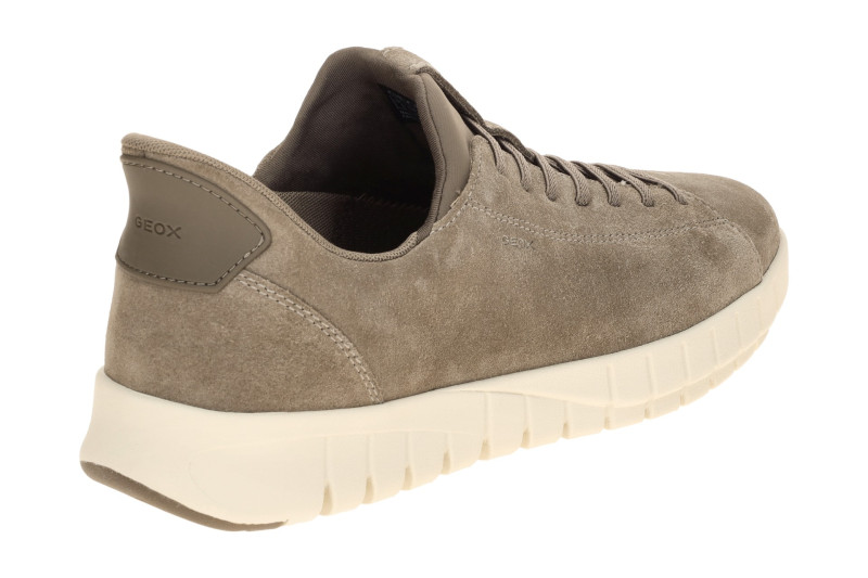 Geox Flextride Schuhe Slipper taupe grau FASTin U65MAA