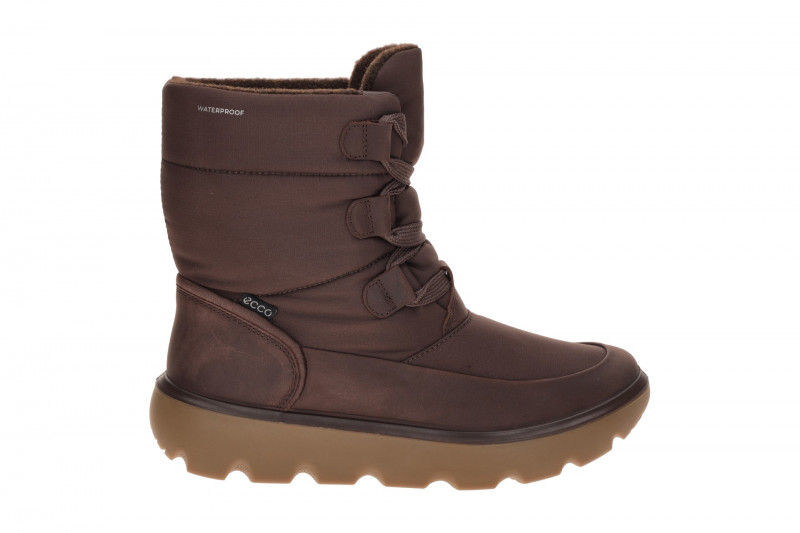 ecco Glacia Stiefelette Boots braun garnet Wasserdicht Primaloft 243323