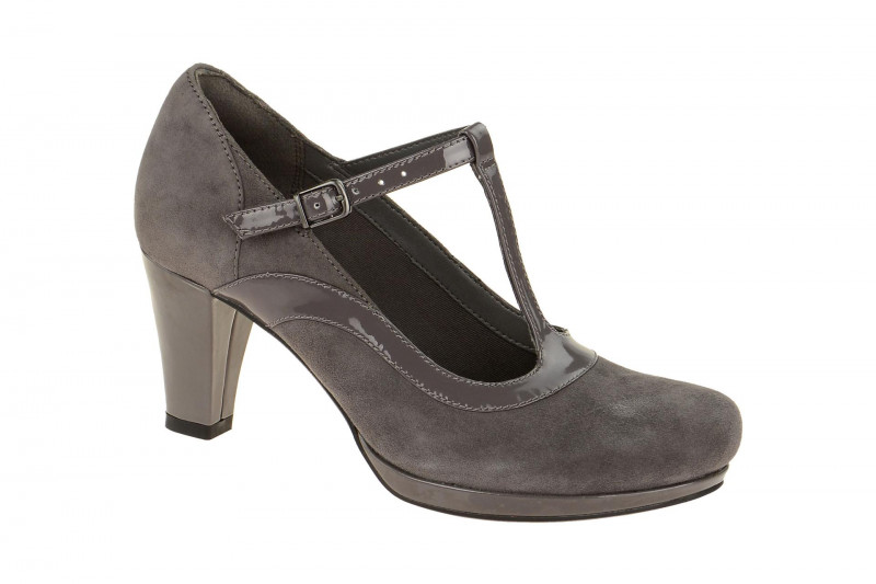 Clarks Pumps Chorus Pitch grau kombi