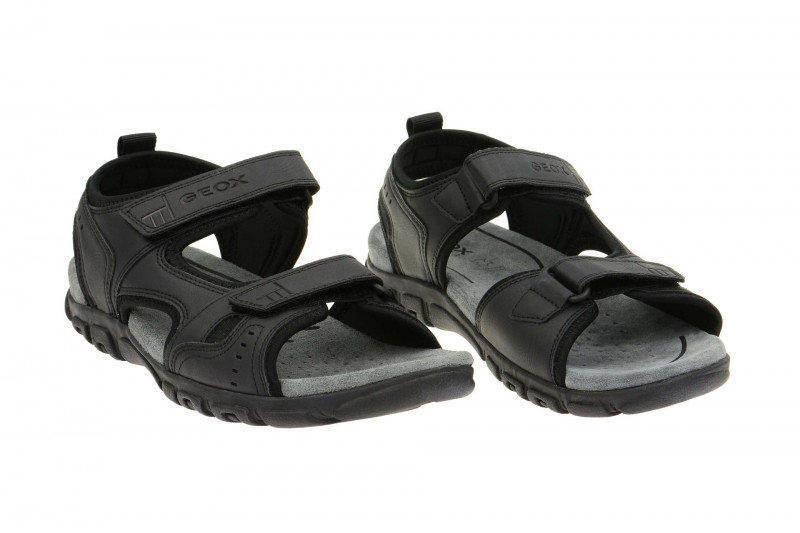 Geox Respira S.Strada Herren Sandale schwarz