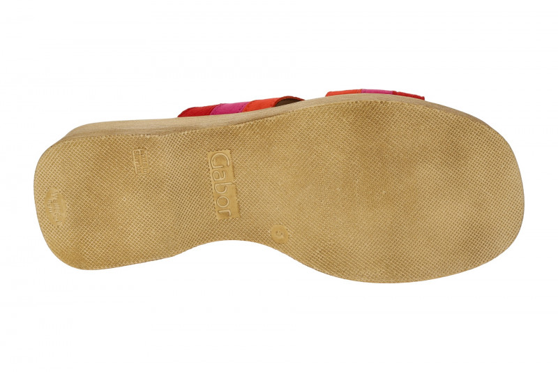 Gabor Fashion Plateau Pantolette rot pink 64.521.15
