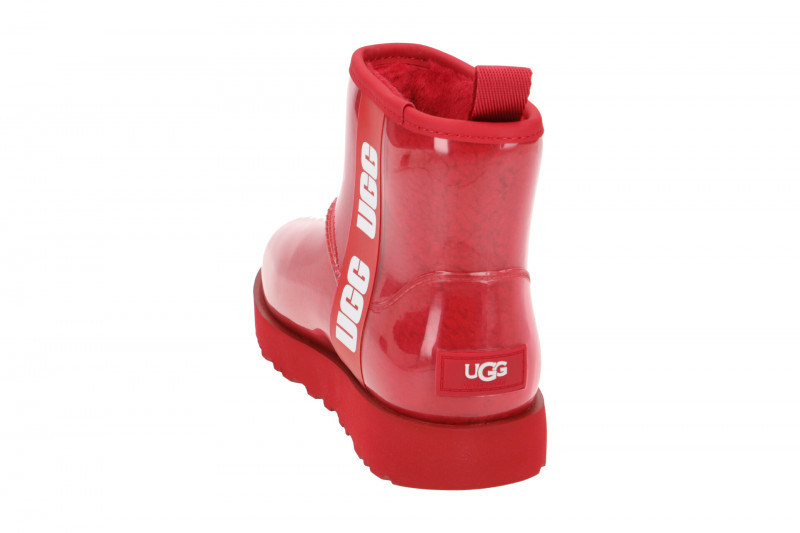 UGG Classic Clear Mini Stiefelrot rot samba-red