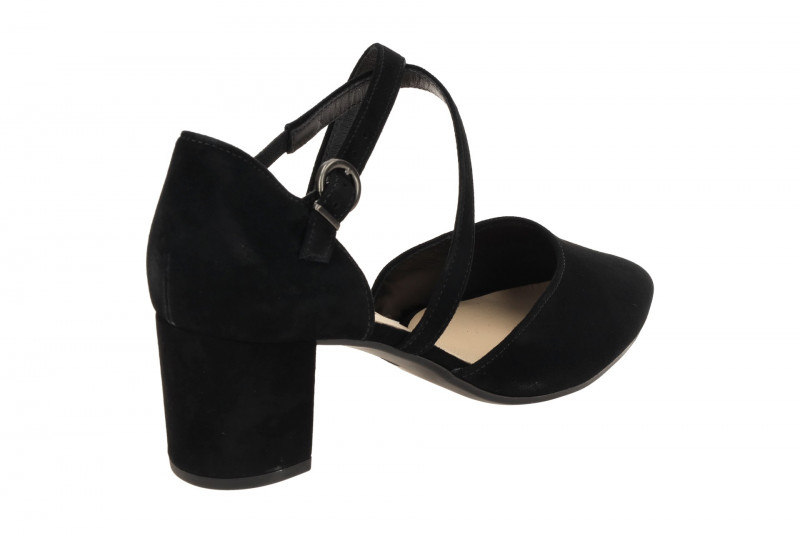 Gabor Riemchen Pumps schwarz Velour 71.343.17