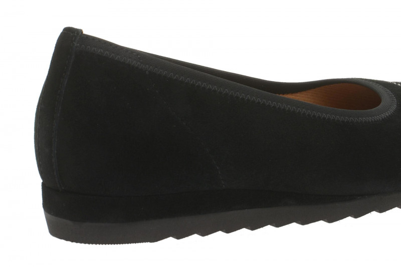Gabor Florenz Slipper schwarz Samt 42.683.47