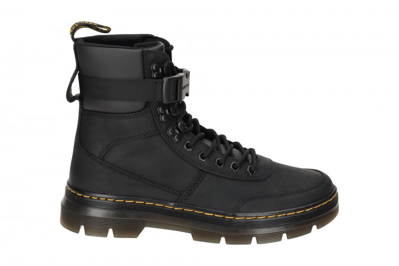 Dr Martens Combs Tech Leather Stiefel schwarz 27801001