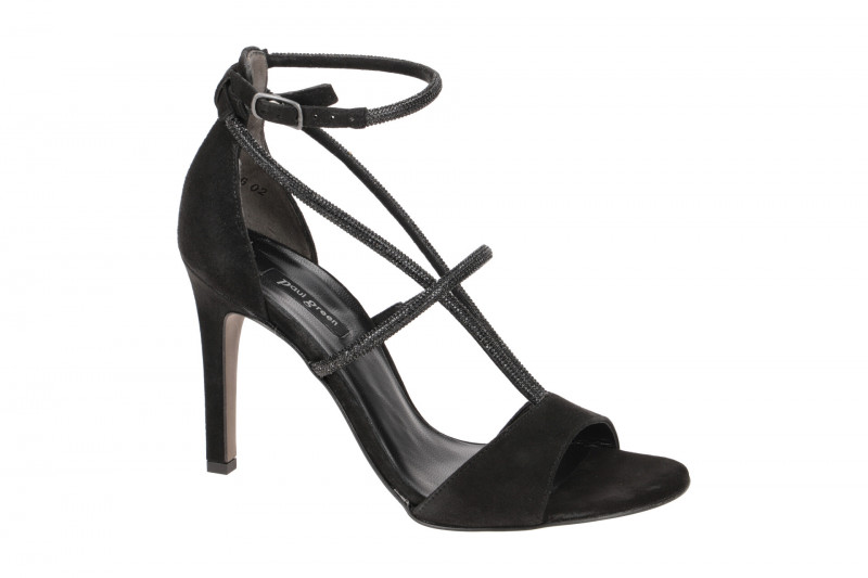 Paul Green Spangen Sandalette schwarz 6039