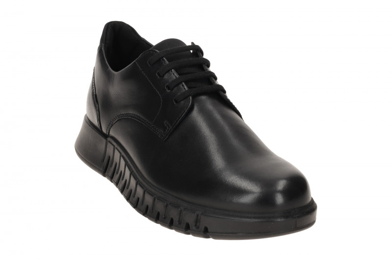 Ecco Gruuv Schuhe schwarz Derby Schnürer 512314