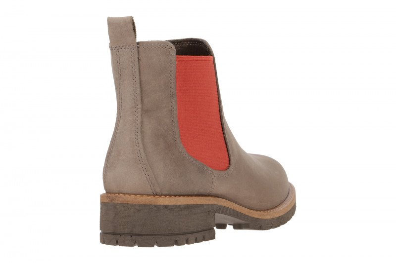 Ecco Elaine Chelsea Stiefelette grau rot 24460302064