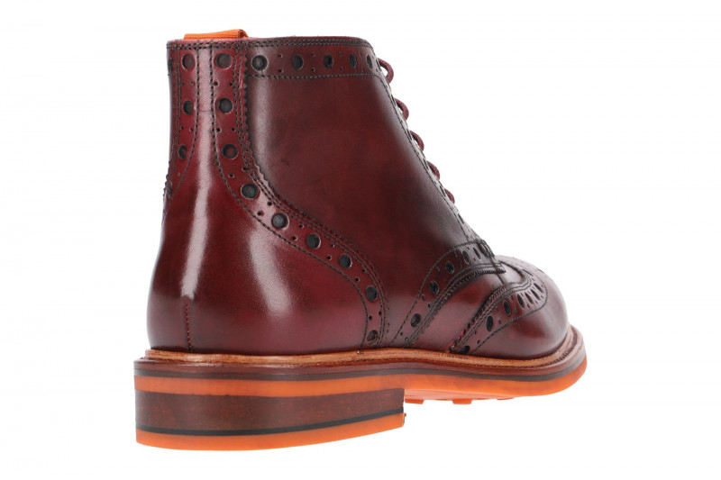 Gordon & Bros Harry Stiefelette rot bordo Rahmengenäht 5039-N