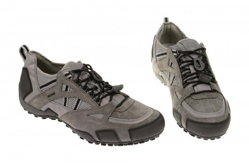 Geox Respira Snake C Halbschuhe in grau Schnellverschluss