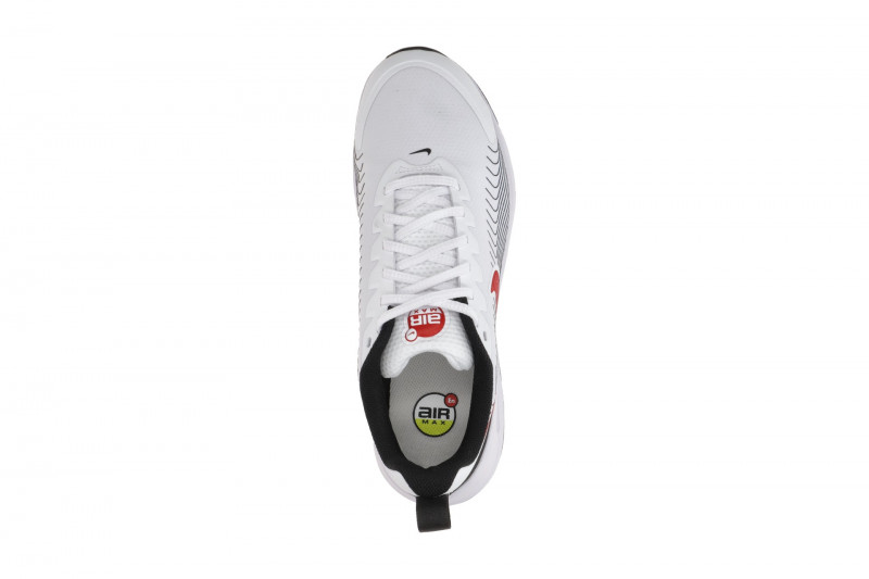 NIKE AIR MAX Nuaxis Schuhe weiß rot Herren Trainer